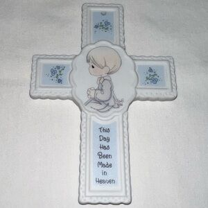 Precious Moments Baby Boy Cross